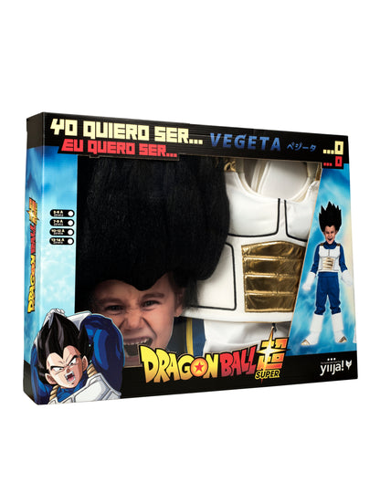 Coffret déguisement avec perruque Vegeta Dragon Ball enfant