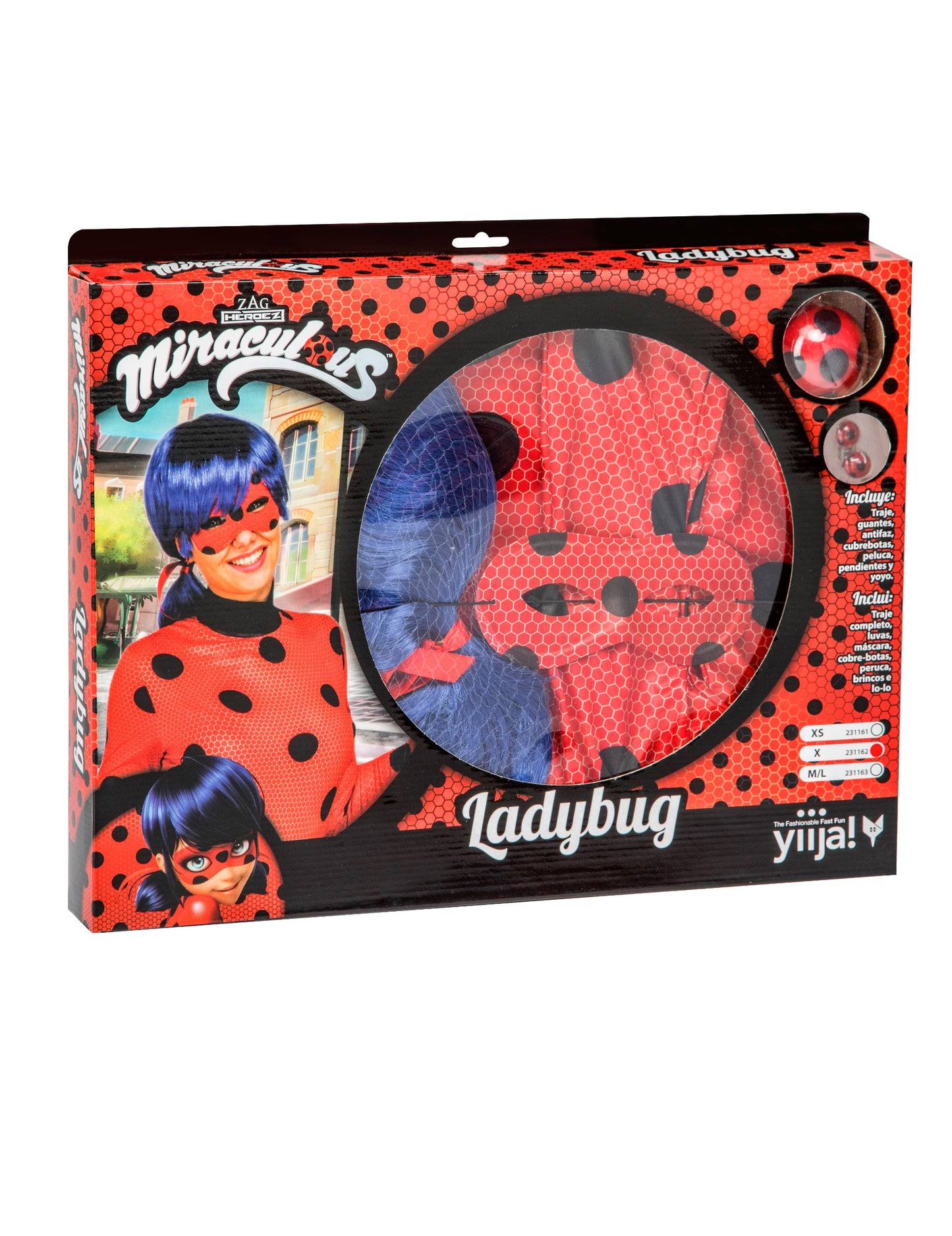 Coffret déguisement Ladybug Miraculous adulte