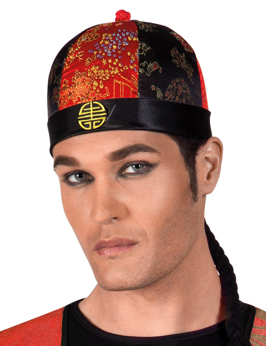 Coiffe chinois avec tresses adulte