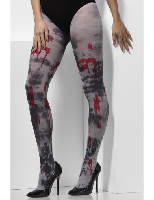 Collants ensanglantés zombie adulte Halloween