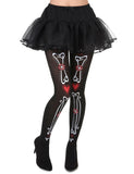 Collants squelette Dia de los muertos femme