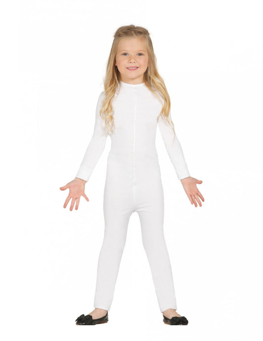 Combinaison justaucorps blanc enfant