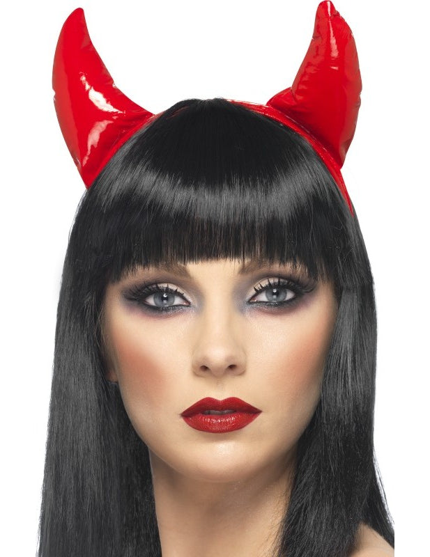 Cornes diable rouge adulte Halloween