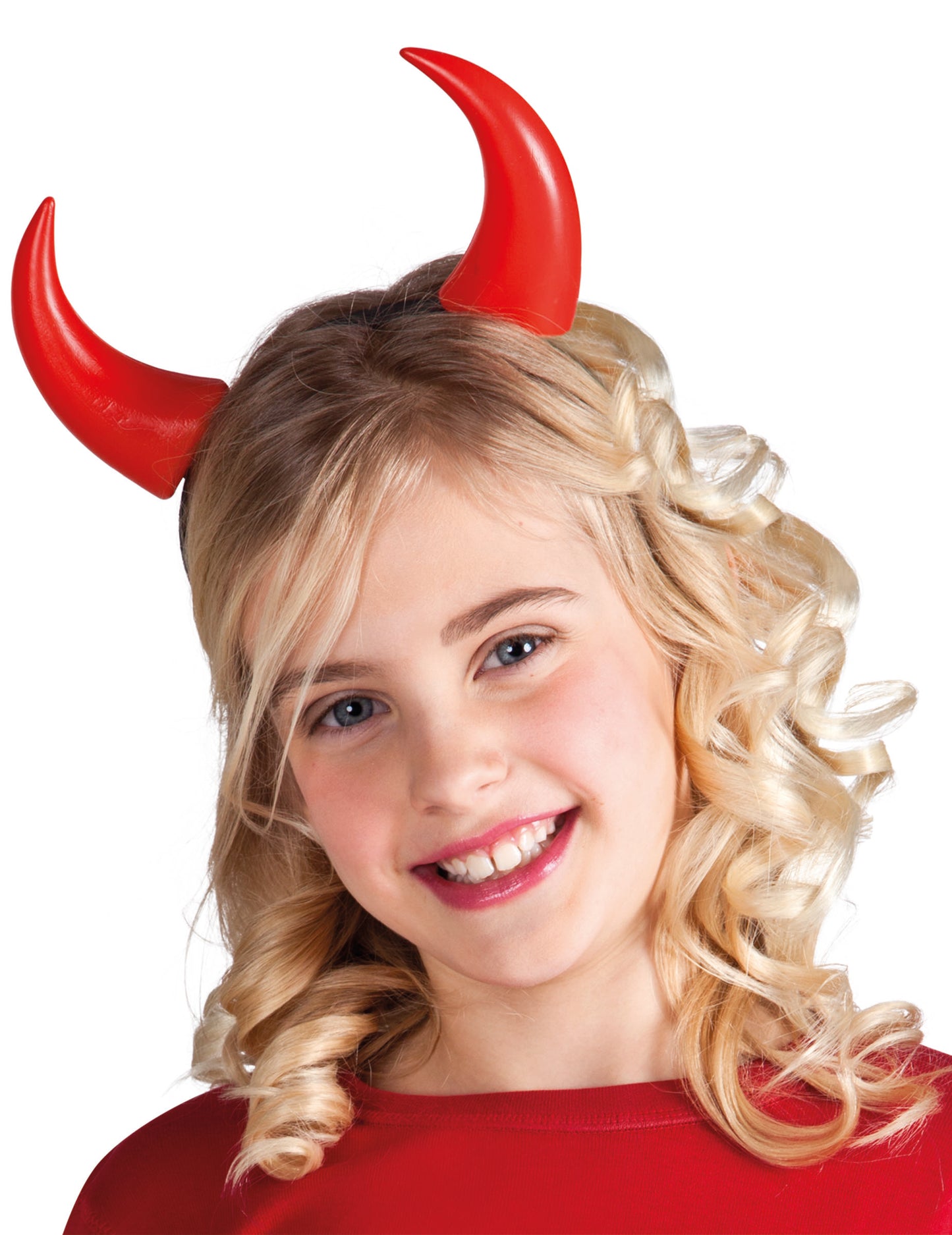 Cornes rouges enfant Halloween