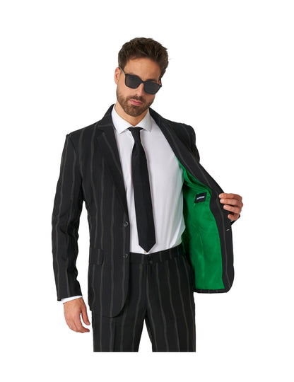 Costume à rayures phosphorescentes Suitmeister adulte