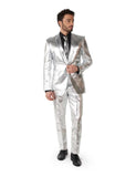 Costume Mr. Shiny Silver homme Opposuits