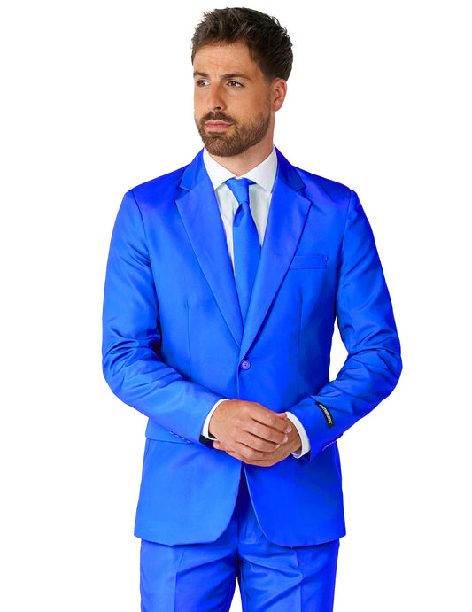 Costume Mr. Solid bleu homme Suitmeister