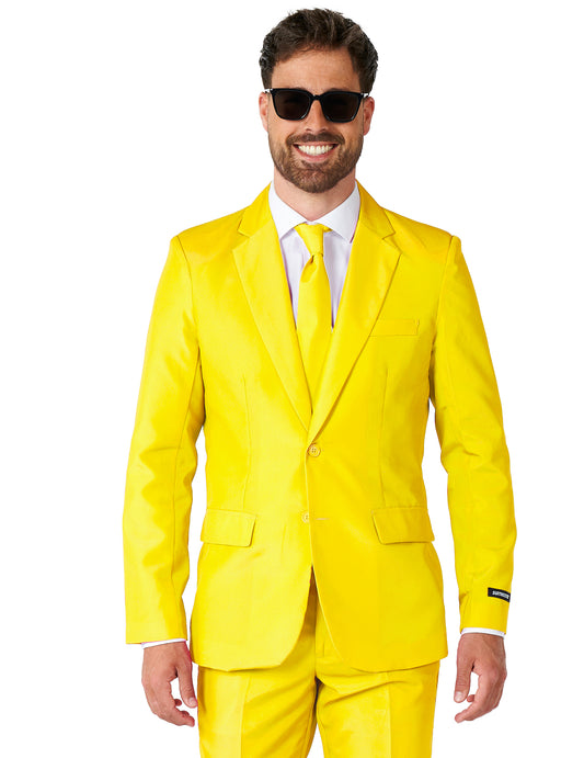 Costume Mr. Solid jaune homme Suitmeister