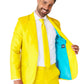 Costume Mr. Solid jaune homme Suitmeister