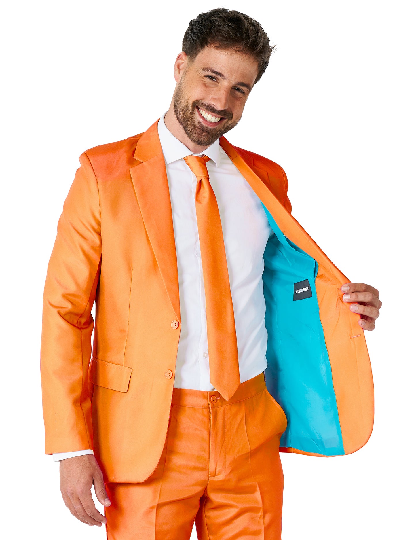 Costume Mr. Solid orange homme Suitmeister