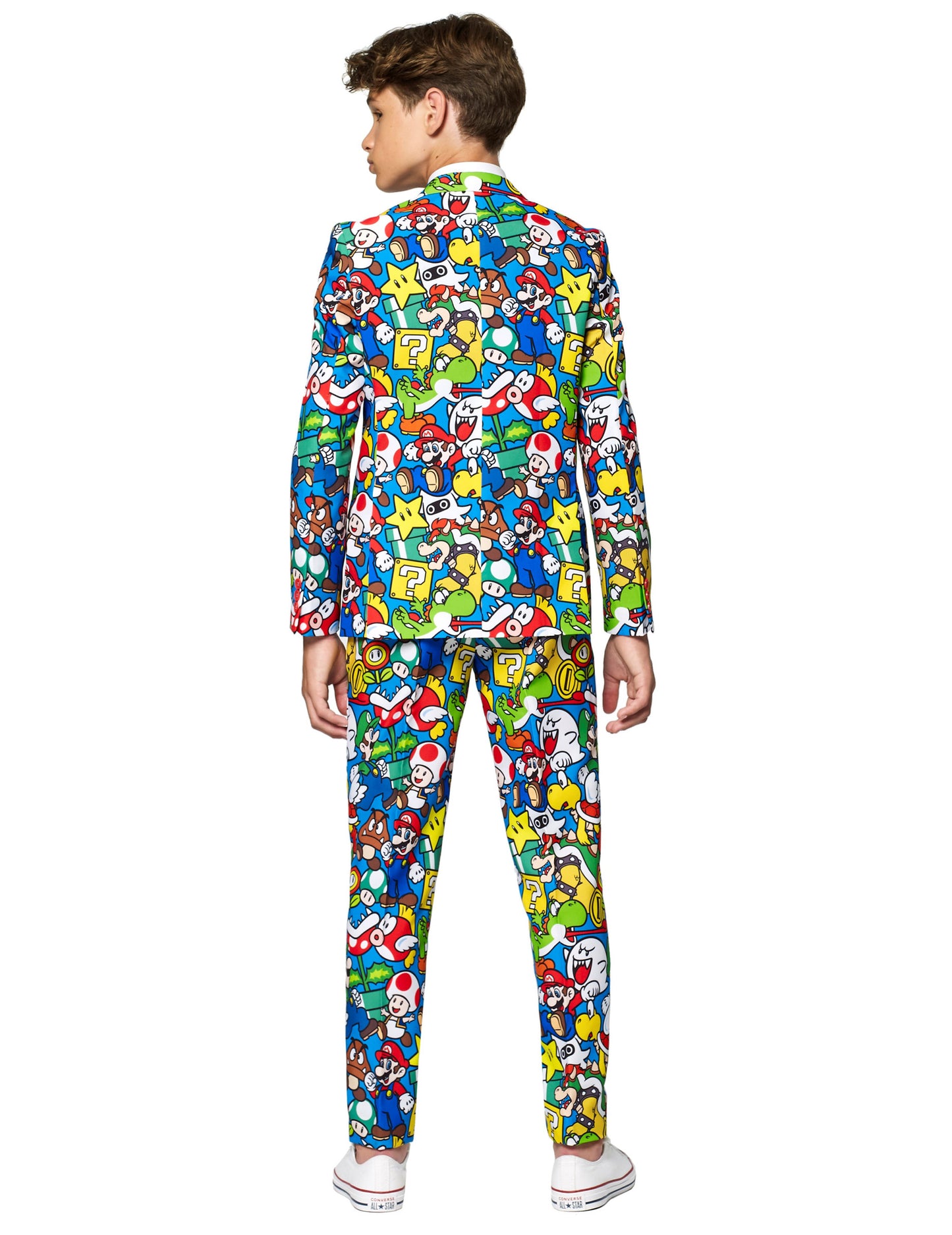 Costume Mr. Super Mario adolescent Opposuits