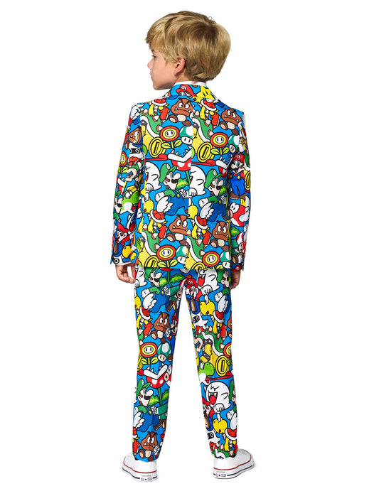 Costume Mr. Super Mario enfant Opposuits