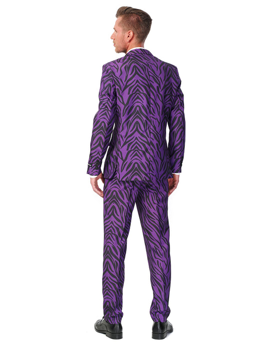 Costume Mr. Tiger violet homme Suitmeister