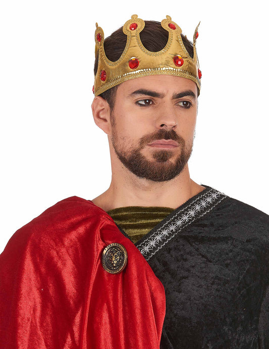 Couronne dorée souple adulte