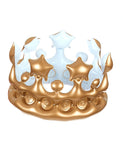 Couronne de roi gonflable or