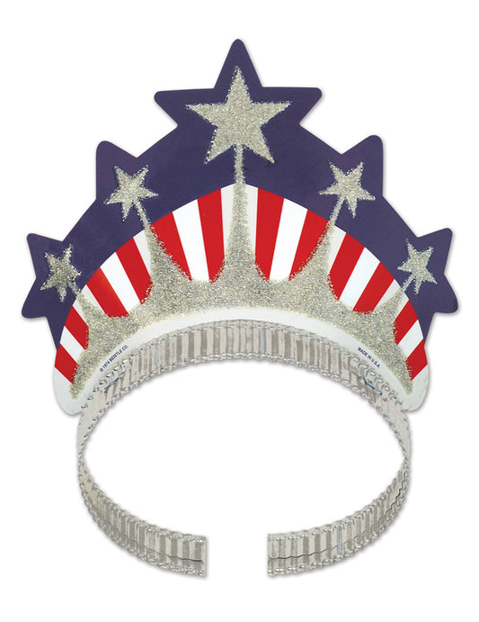 Couronne Miss Liberty pailletée