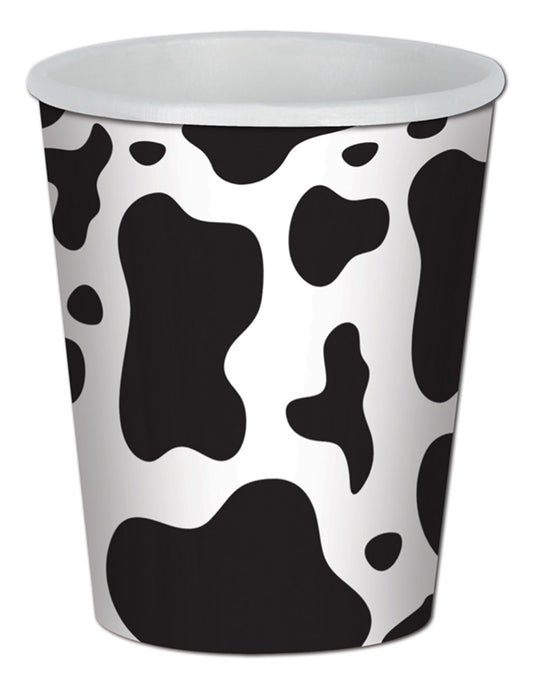 8 Gobelets en carton peau de vache 266 ml