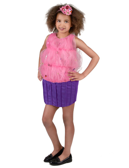 Déguisement gâteau cupcake rose fille