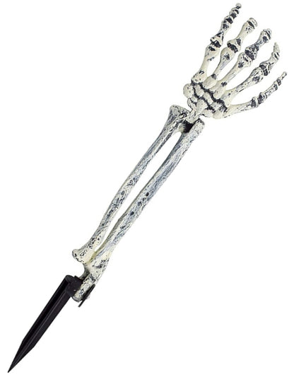 Décoration à planter bras de squelette 47 cm