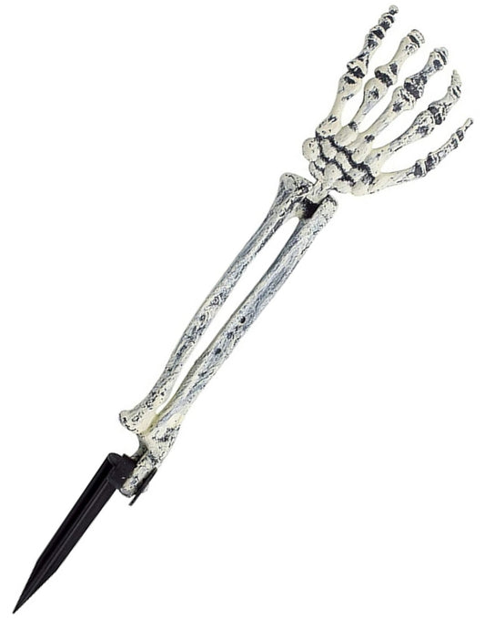 Décoration à planter bras de squelette 47 cm