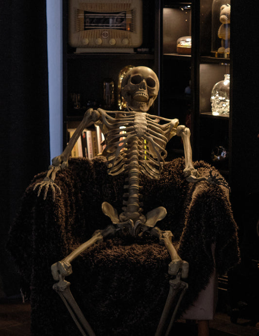 Décoration à suspendre squelette taille humaine 160 cm