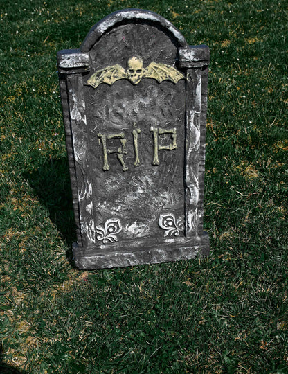Décoration pierre tombale Halloween 59 x 35 cm