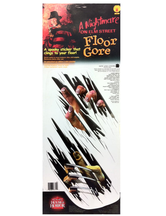 Décoration sol Freddy Krueger