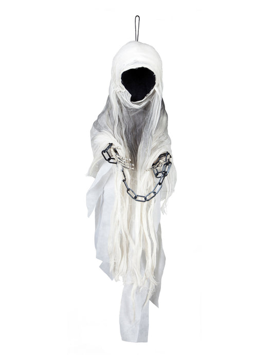 Décoration squelette faucheuse enchainé 100 cm Halloween