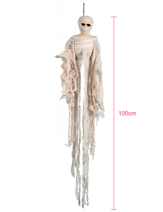 Décoration squelette momie 1 m Halloween