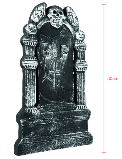 Décoration tombe squelette Halloween 50 x 30 cm