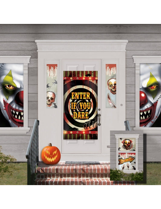 33 Décorations de maison clown d'Halloween