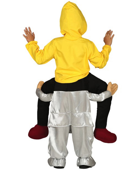 Déguisement à dos de clown psychopathe enfant