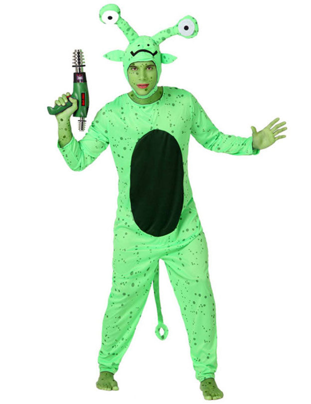 Déguisement alien vert homme