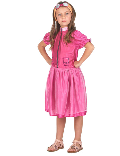 Déguisement chien aviateur rose fille