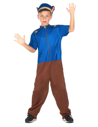 Déguisement chien policier bleu enfant