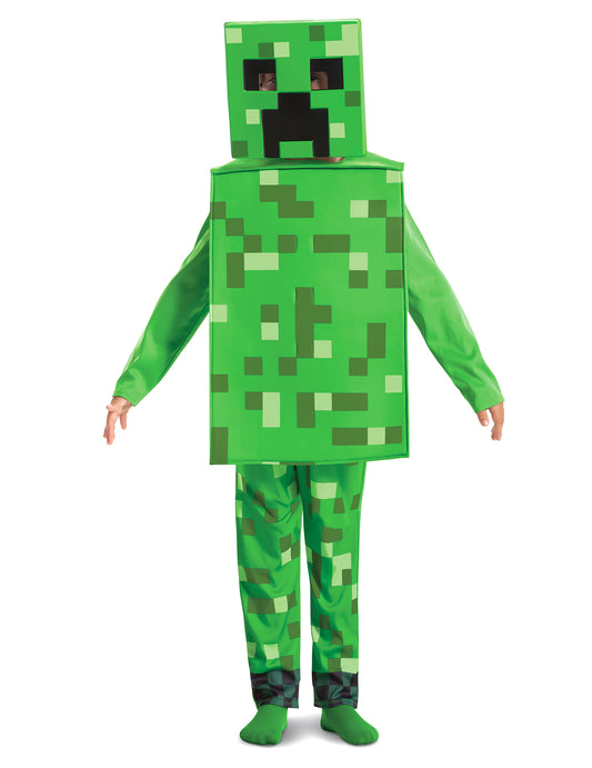 Déguisement classique Creeper Minecraft enfant