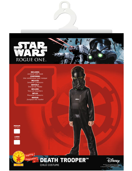 Déguisement classique Death trooper Star Wars Rogue One enfant