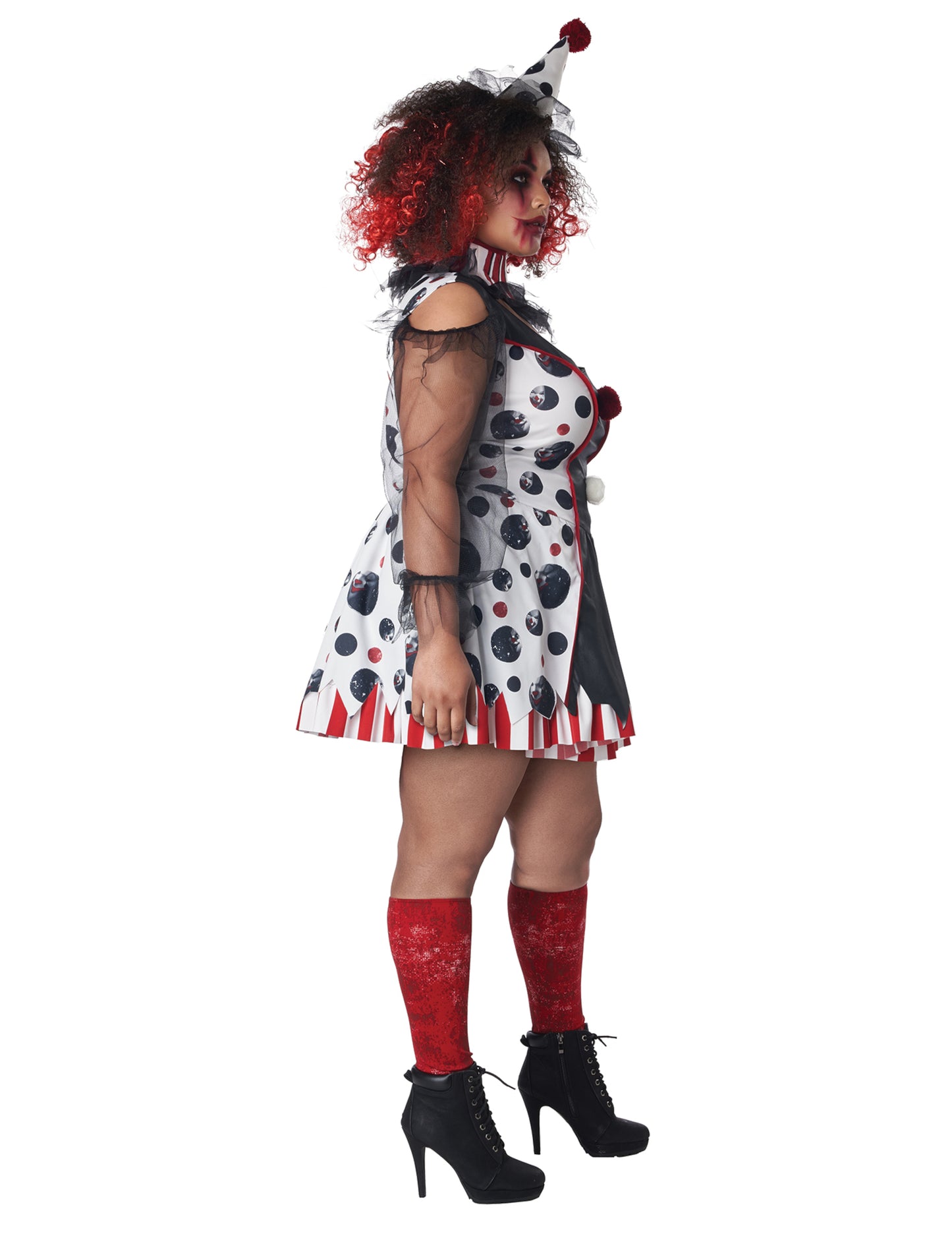 Déguisement clown psycho robe grande taille femme