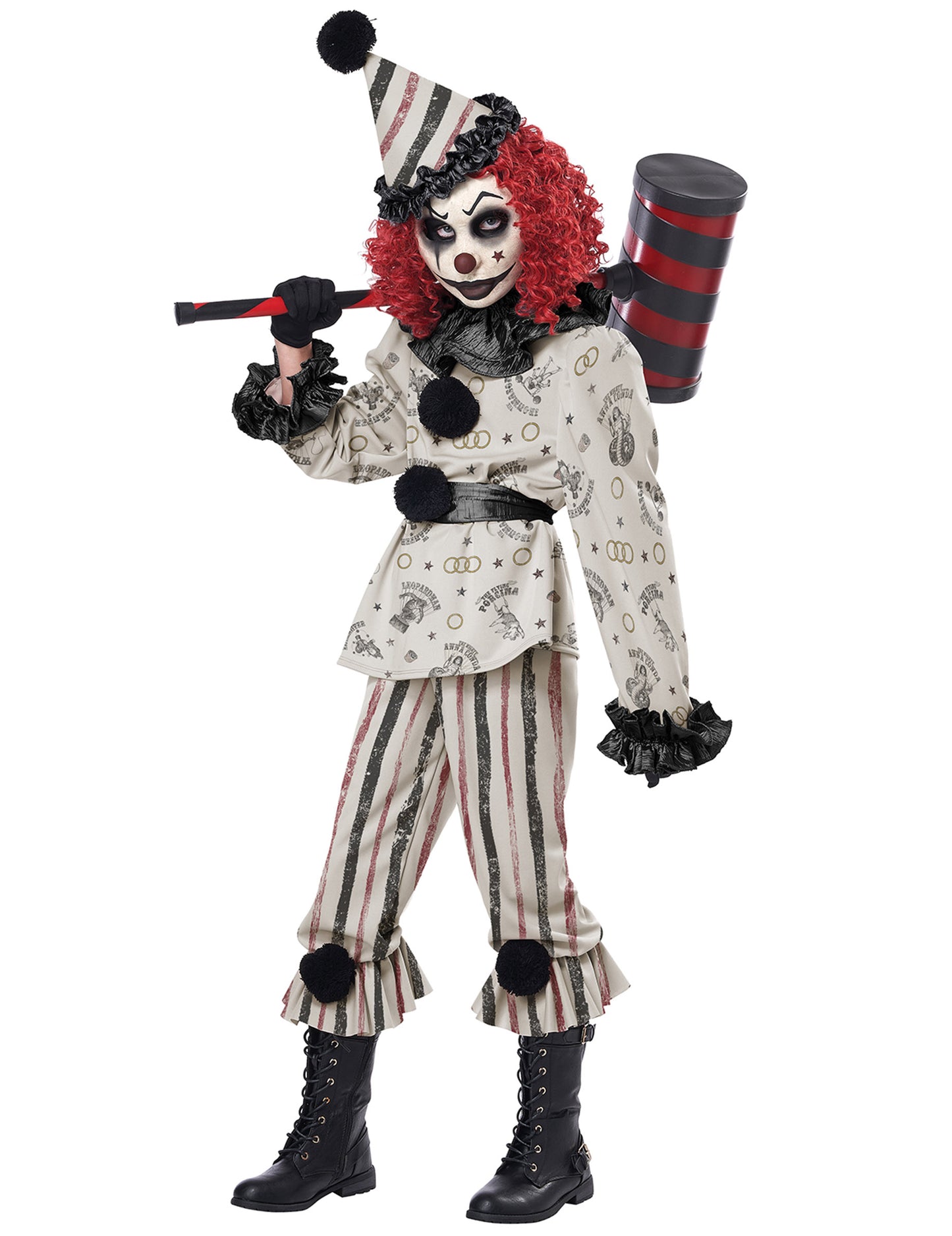 Déguisement clown sinistre luxe enfant