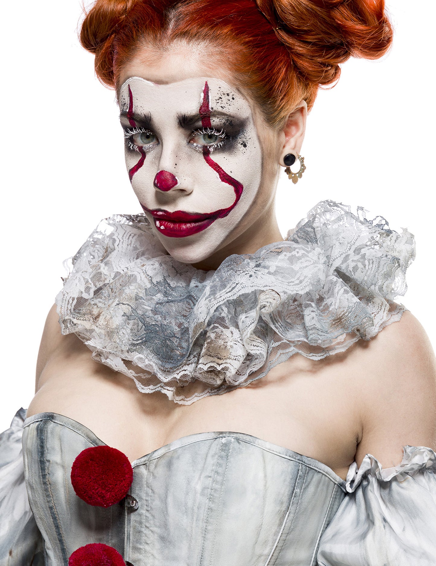 Déguisement clown terrifiant sexy luxe femme