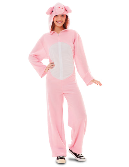 Déguisement cochon rose adulte