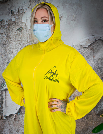 Déguisement combinaison contamination adulte
