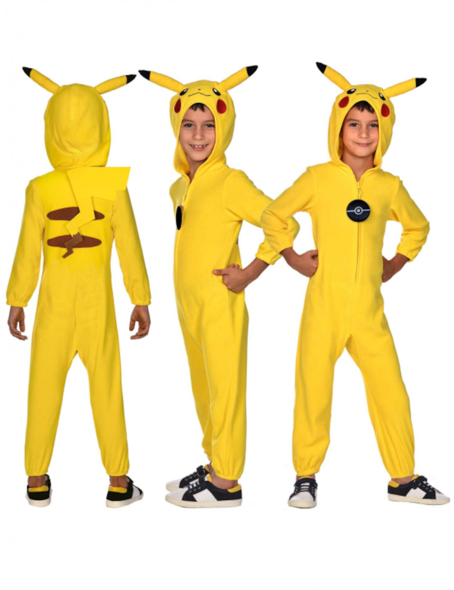 Déguisement combinaison Pikachu Pokémon enfant