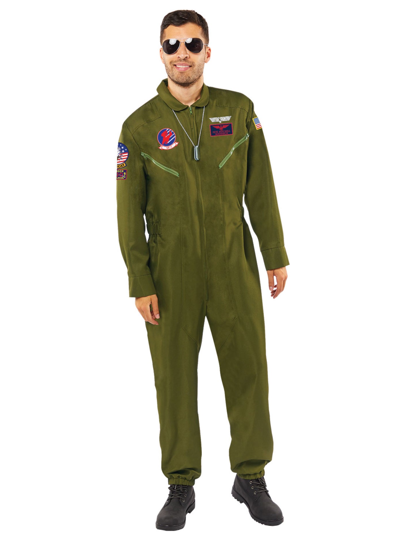 Déguisement combinaison Top Gun homme