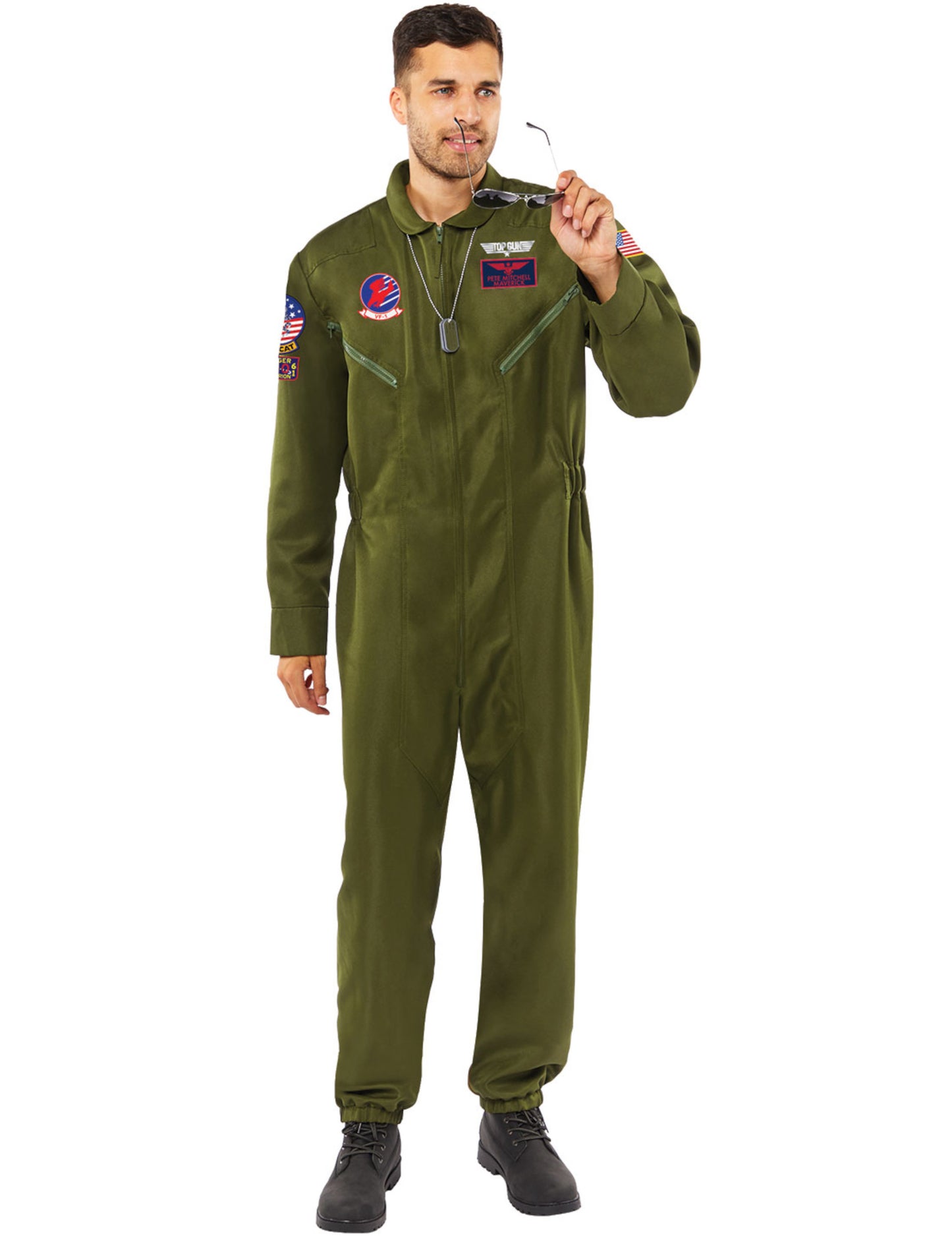 Déguisement combinaison Top Gun homme