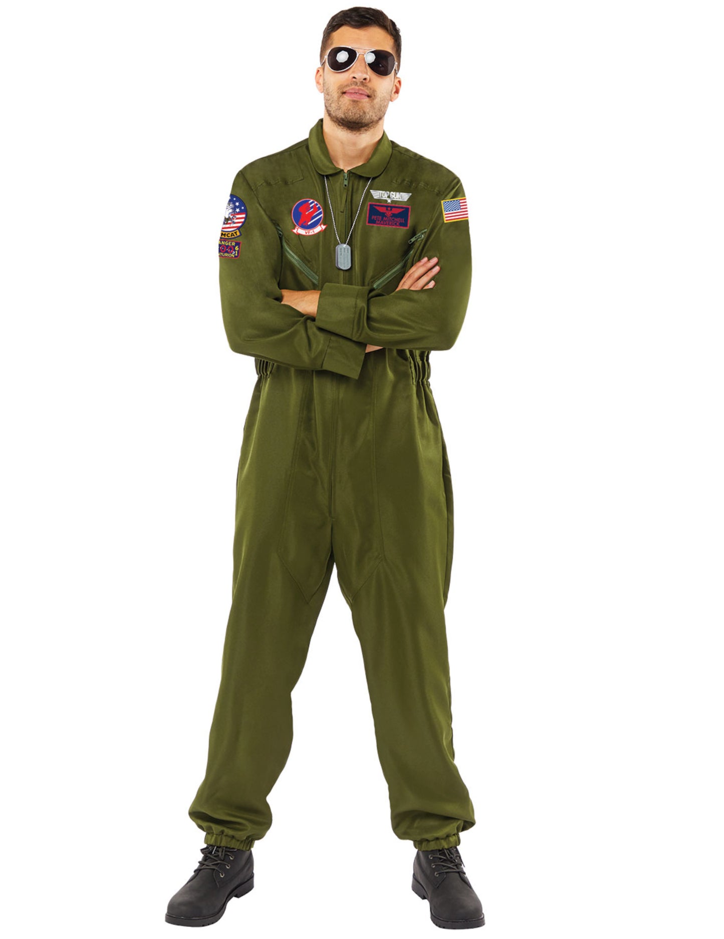 Déguisement combinaison Top Gun homme