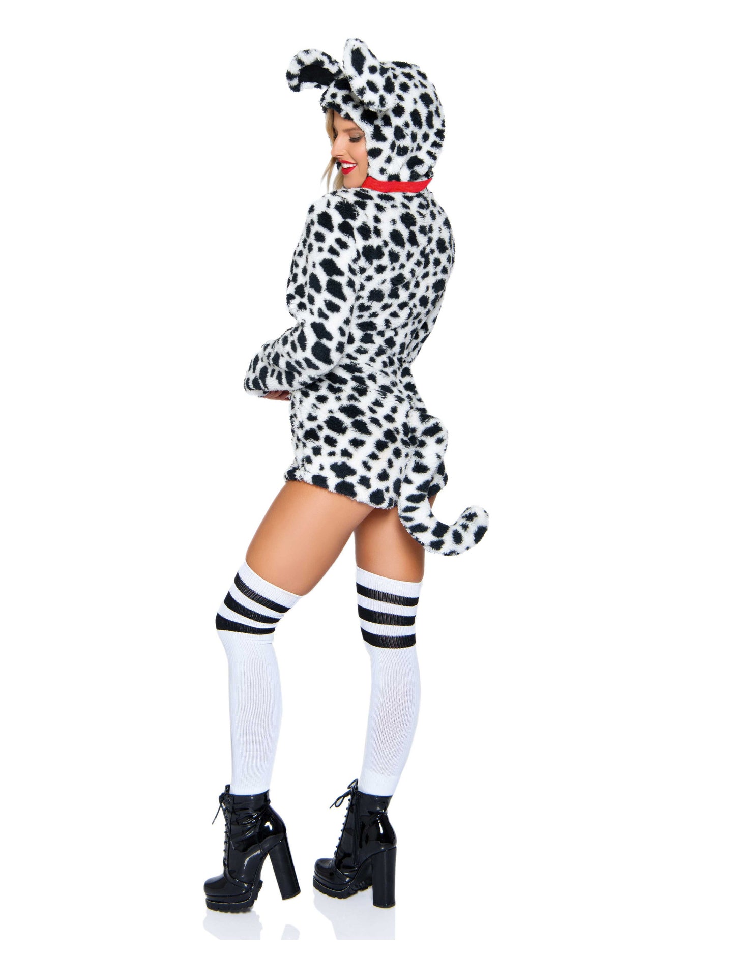 Déguisement combishort dalmatien sexy femme