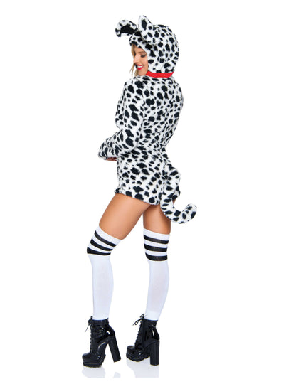 Déguisement combishort dalmatien sexy femme