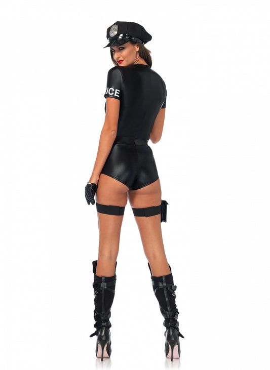 Déguisement combishort luxe police sexy femme