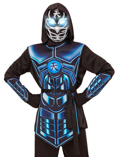 Déguisement cyber ninja lumineux et sonore enfant